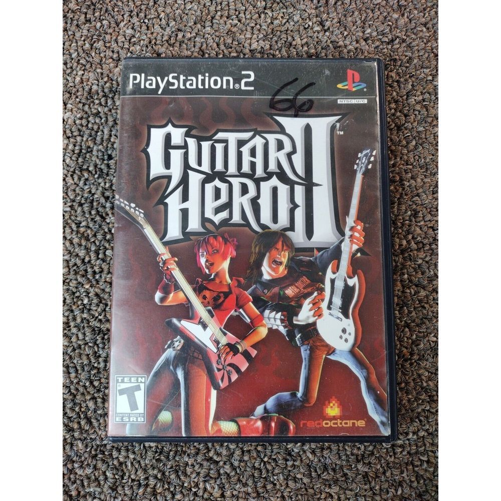 Guitar Hero II (Sony PlayStation 2, 2006) PS2 Complete CIB